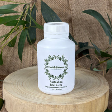 Australian Organic Grass-Fed & Finished Beef Liver Capsules