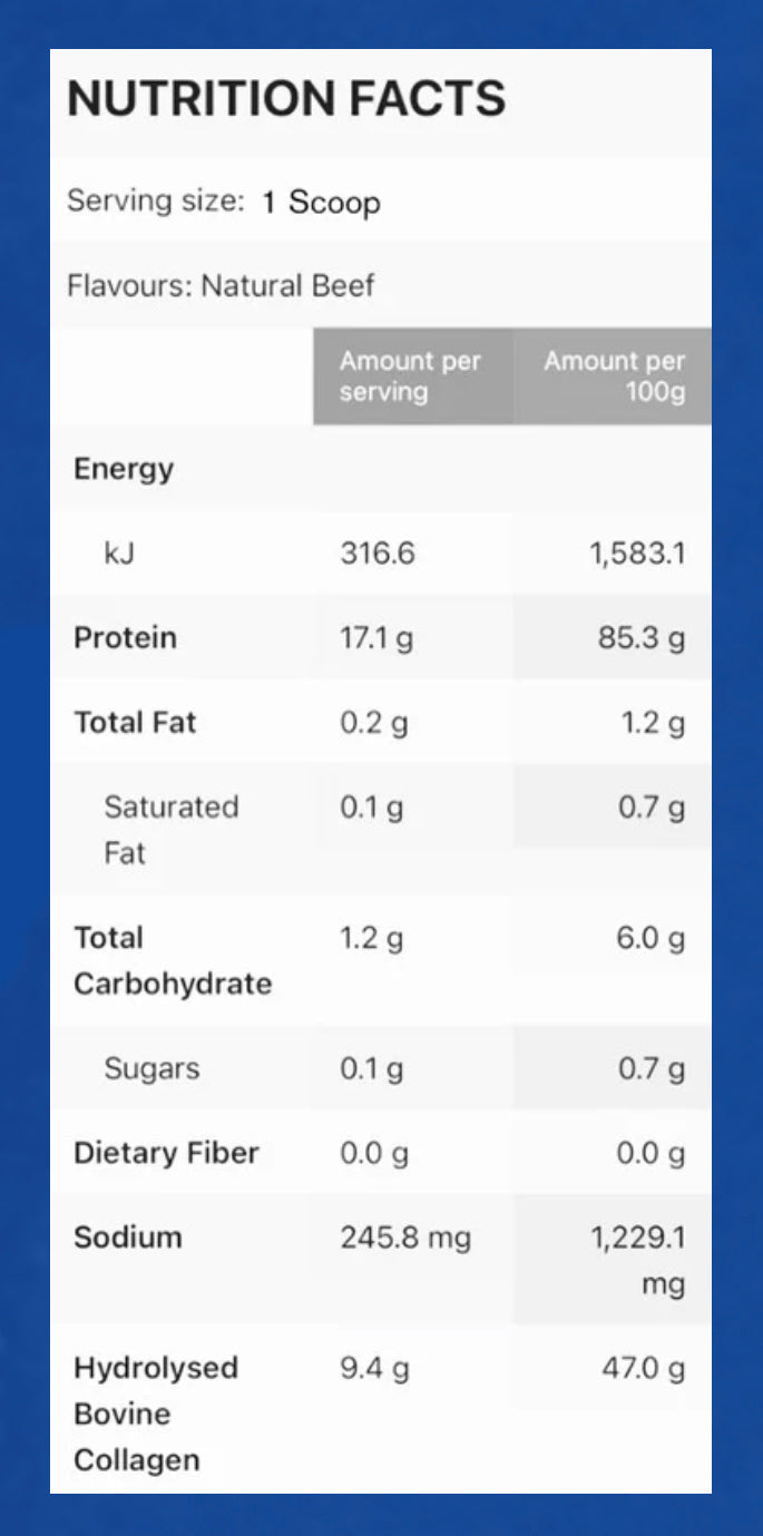 Beef Bone Broth +Collagen 300g