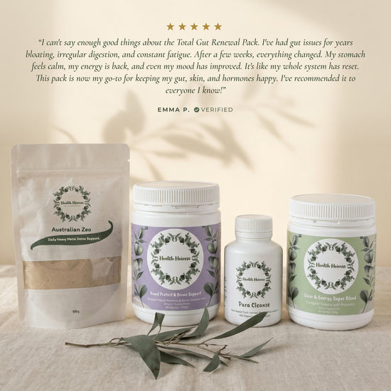Five star verified review of the Total Gut Renewal Pack from Emma P.